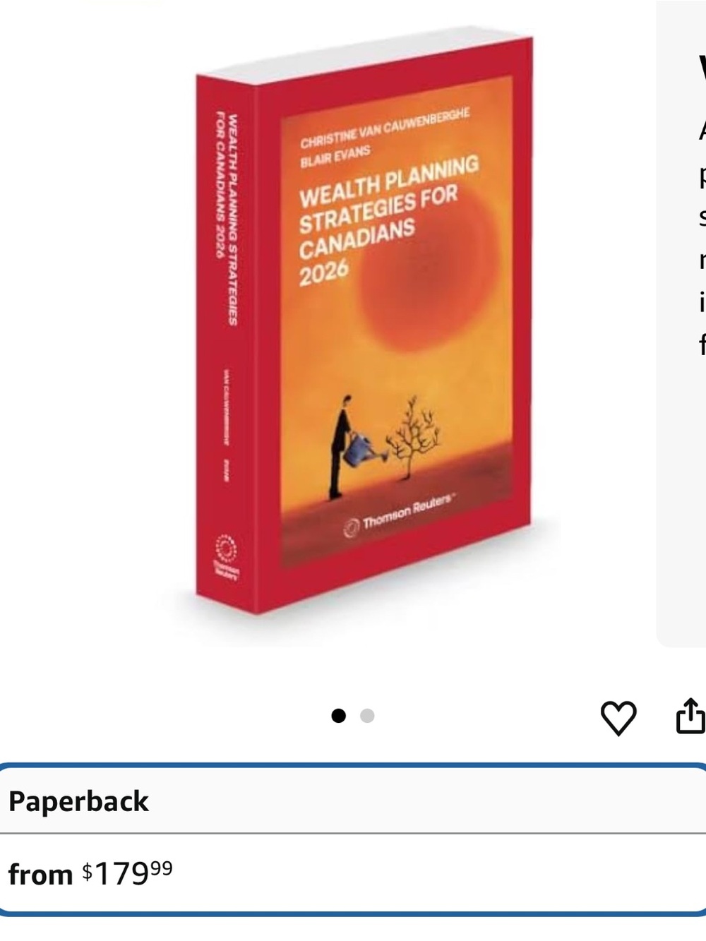 Wealth Planning Strategies for Canadians 2025 - Red & Orange Paperback